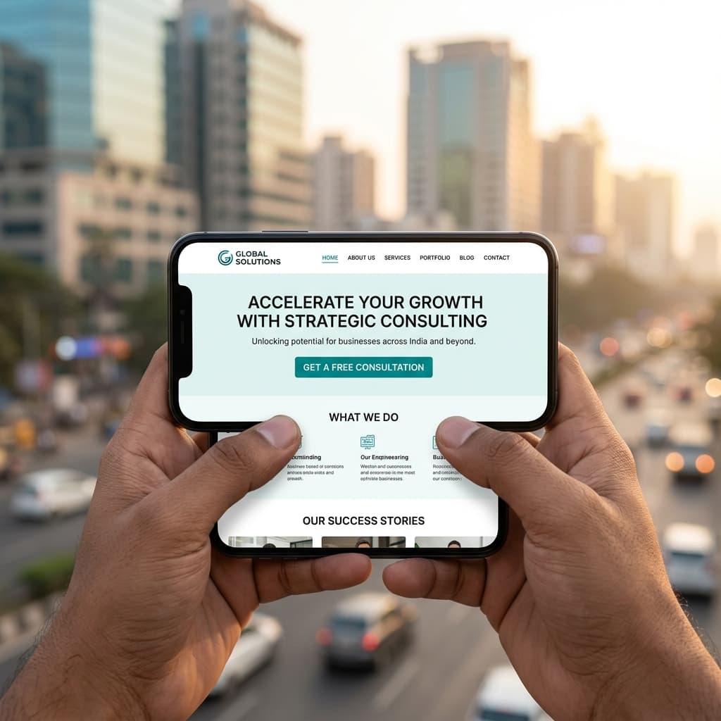 Mobile-first website development India 2026