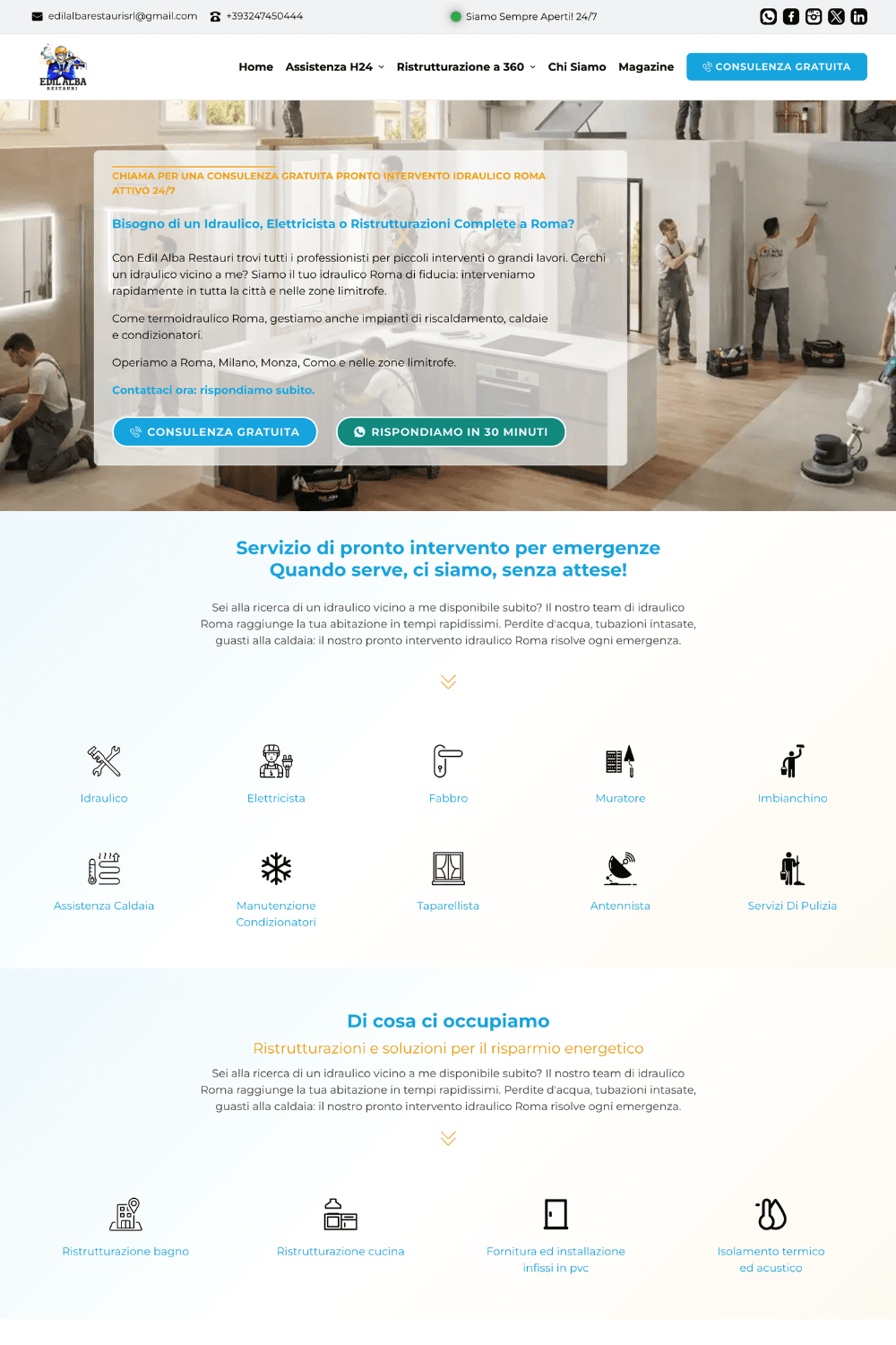 Edil Alba Ristrutturazioni - Real Estate & Construction | Freelancer Abhi Portfolio