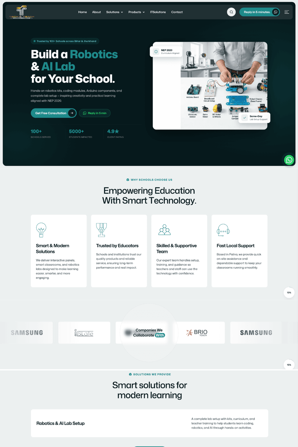 Jayamitra Edu - Business Website | Freelancer Abhi Portfolio