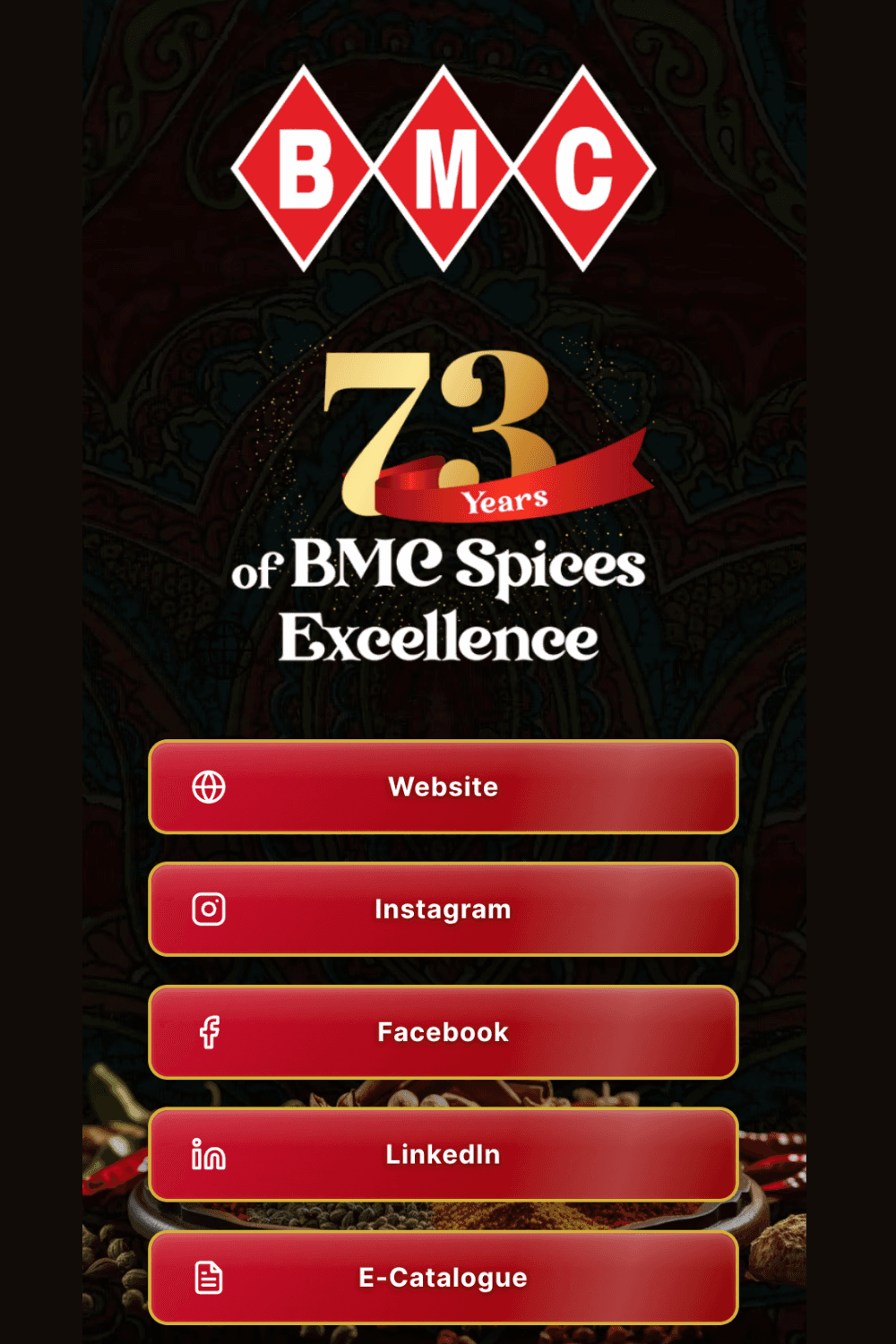 Digital Business Card (QR Based)- Bmcspices - DIGITAL CARD | Freelancer Abhi Portfolio