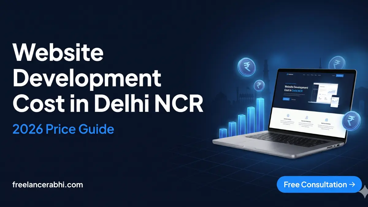 How Much Does a Website Cost in Delhi NCR in 2026?