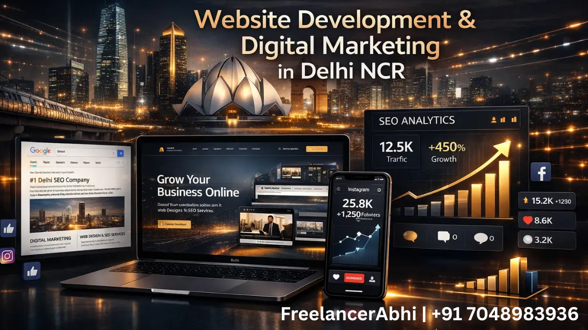 Website Development & Digital Marketing in Delhi NCR (2026 Guide for Business Owners)